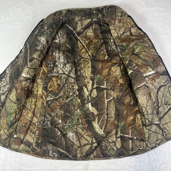 Realtree Vest Mens Large Camo Full Zip Hunting Outdoors Insulated Puffer - Picture 7 of 11